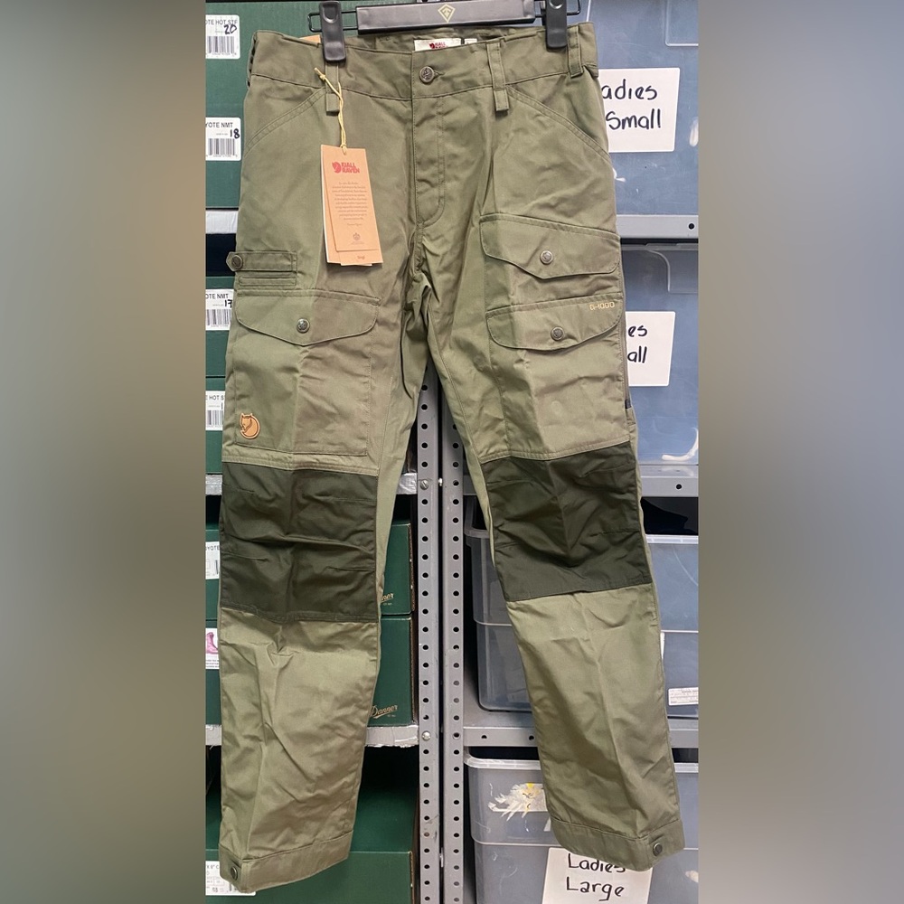 Fjallraven Green Cargo Pants for Outdoor Adventures